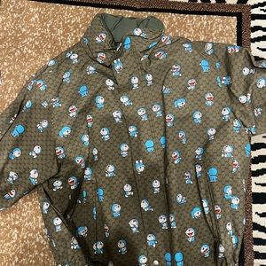 Brand New Gucci x Doraemon GG Reversible Heavy Jacket. XXL